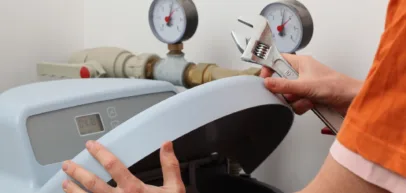 working on water softener